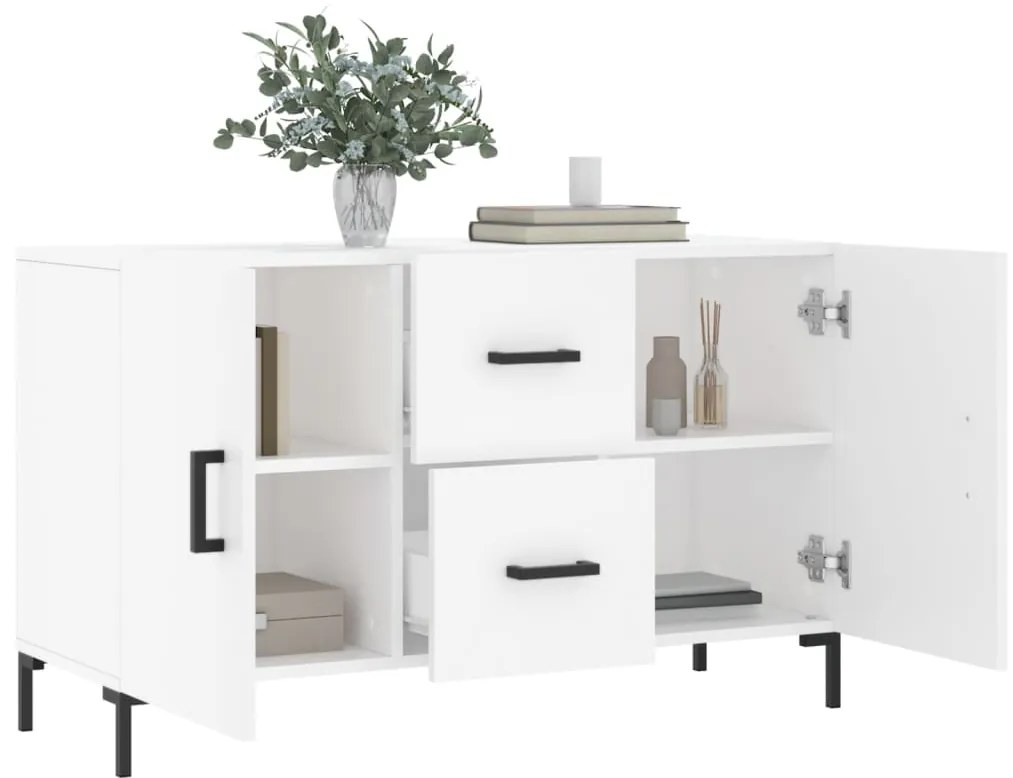 Aparador 100x36x60 cm derivados de madeira branco