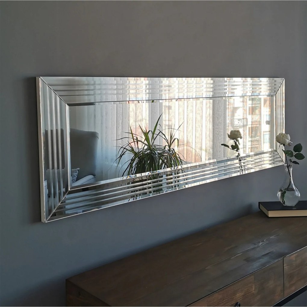 Espelho A301D – Prateado – 120x40x2,2 cm