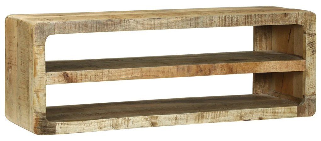 Armário de TV 100x32x36 cm Madeira Maciça de Mangueira