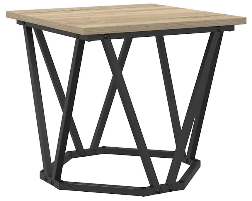 Mesas Laterais 2 pcs Carvalho Sonoma em Madeira Engineered