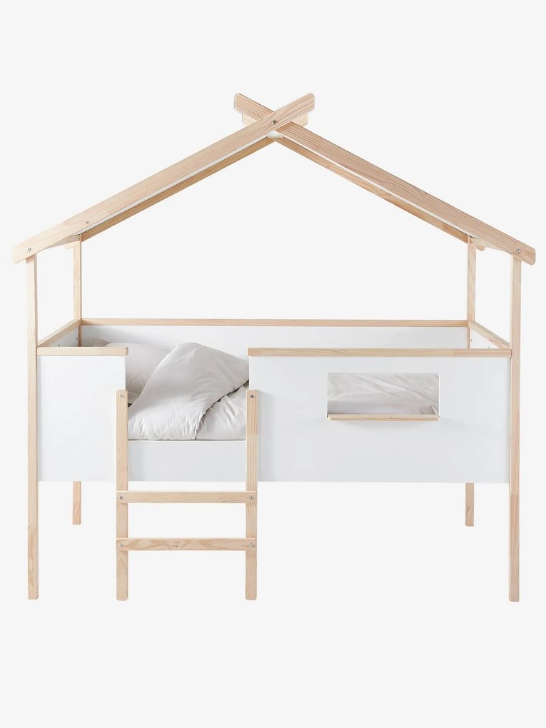 Cama-cabana Montessori, para criança, Robinson branco claro bicolor/multicolo