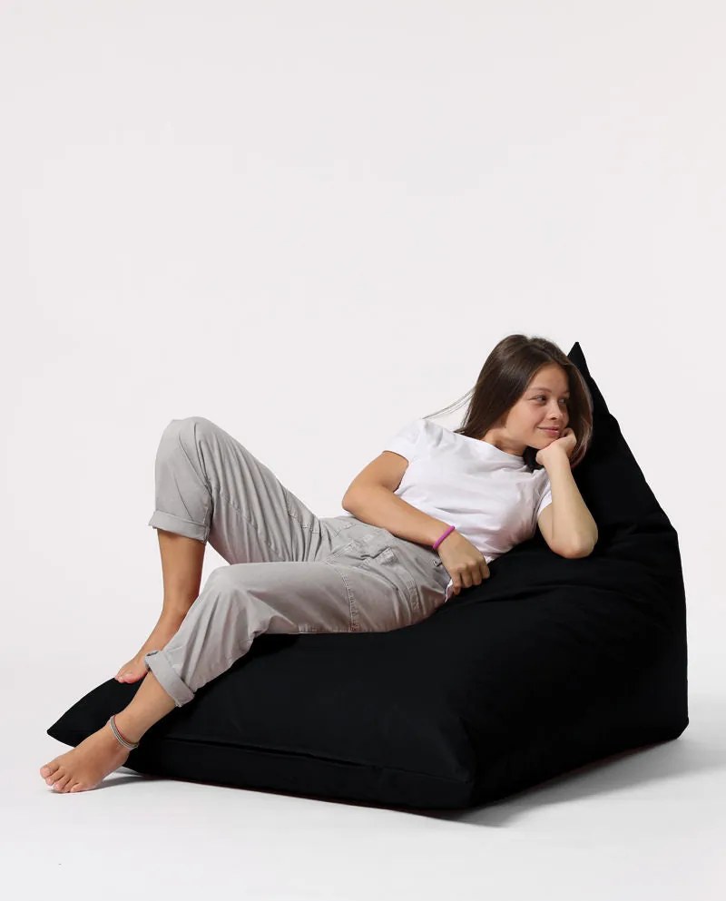 Puff de Jardim Pyramid Big Bed – Preto – 145x90x35 cm | Tribo Home