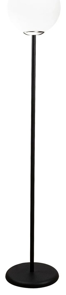 Candeeiro de Pé Lik – Preto e Branco – 30 x 30 cm, Altura 155 cm