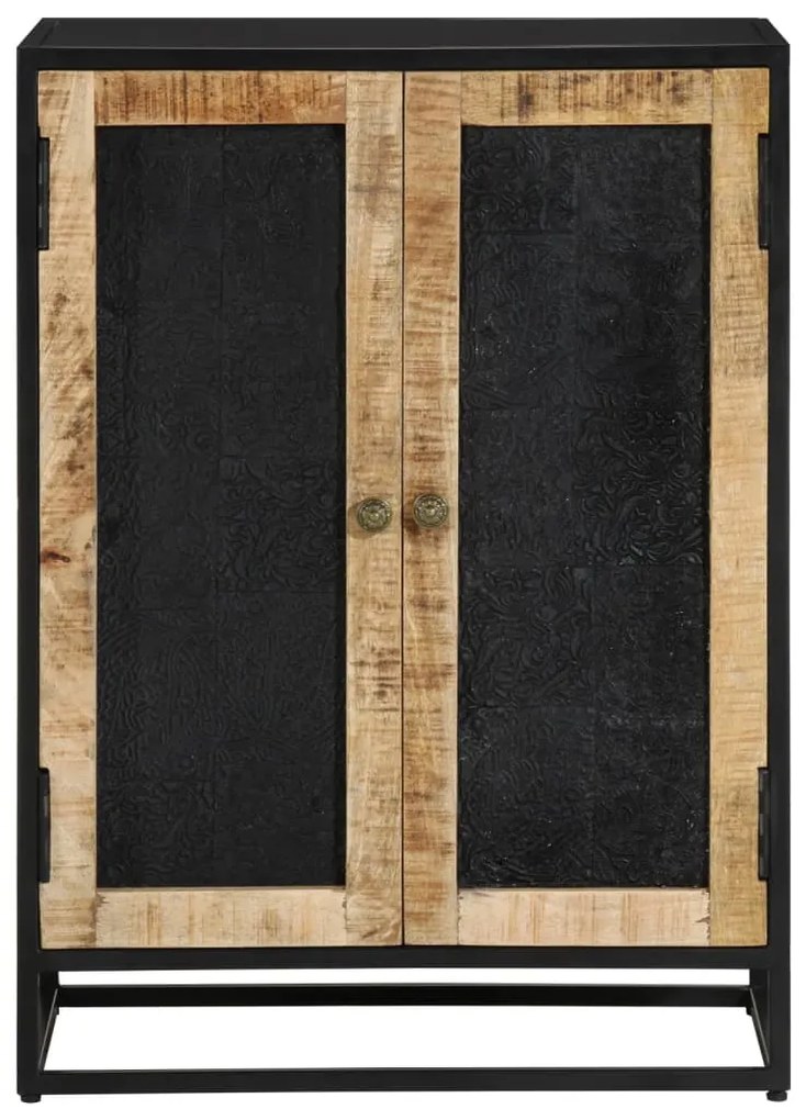 Aparador com 2 portas 55x35x75 cm mangueira maciça/ferro