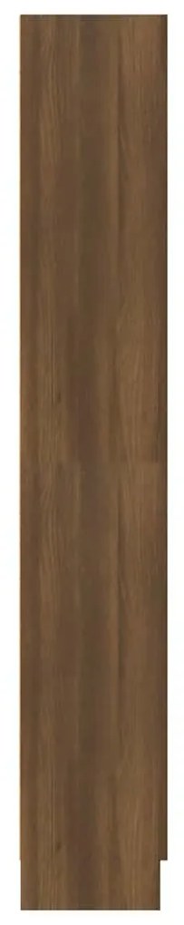 Estante 82,5x30,5x185,5 cm derivados madeira carvalho castanho