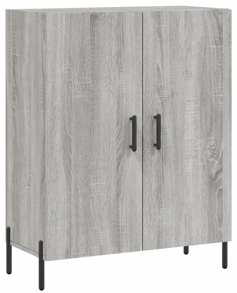 Armário alto 69,5x34x180 cm derivados de madeira sonoma cinza