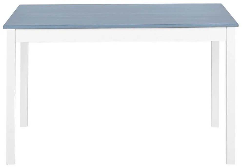 Conjunto de jantar em madeira branca/cinzenta 120 x 75 cm MOANA Beliani