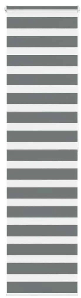 vidaXL Cortina de zebra 65x200 cm largura do tecido 60,9 cm poliéster