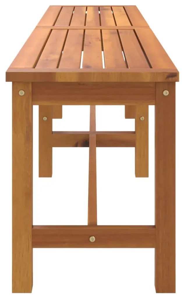 Banco de jardim 180x35x45 cm madeira de acácia maciça