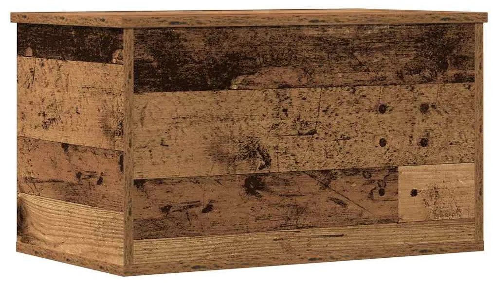 Caixa de Armazenamento vidaXL em Madeira Recycled 60x35x35 cm
