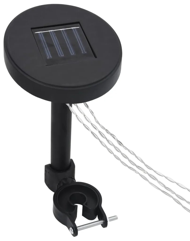Gazebo com luzes LED com painel solar