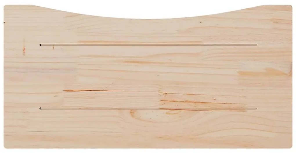 Tampo de secretária 80x40x2,5 cm pinho maciço