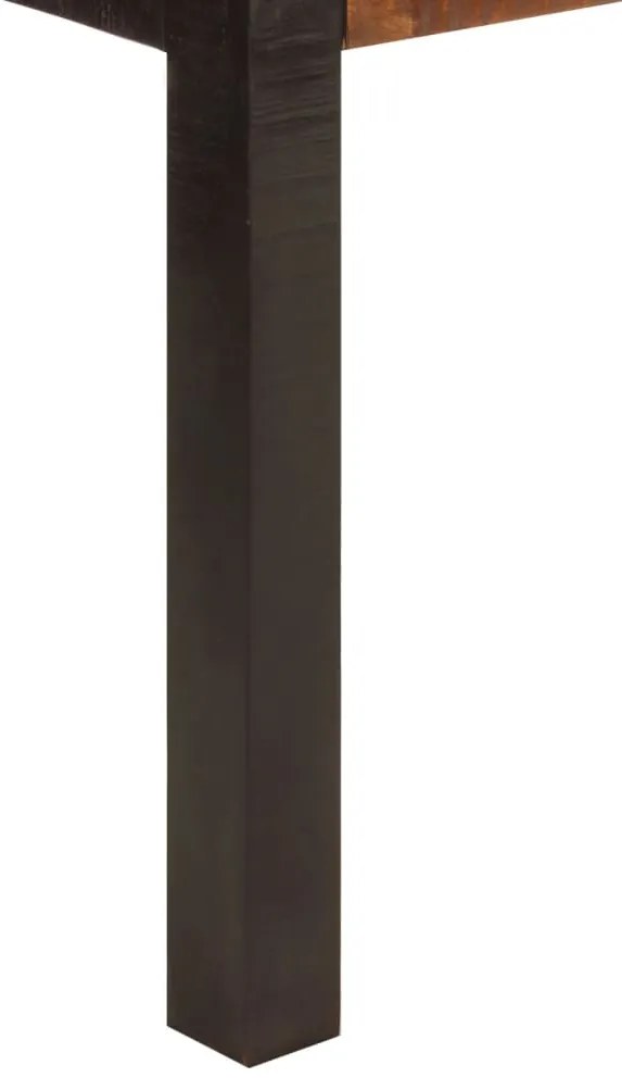 Mesa de jantar 120x60x76 cm mangueira maciça castanho-mel