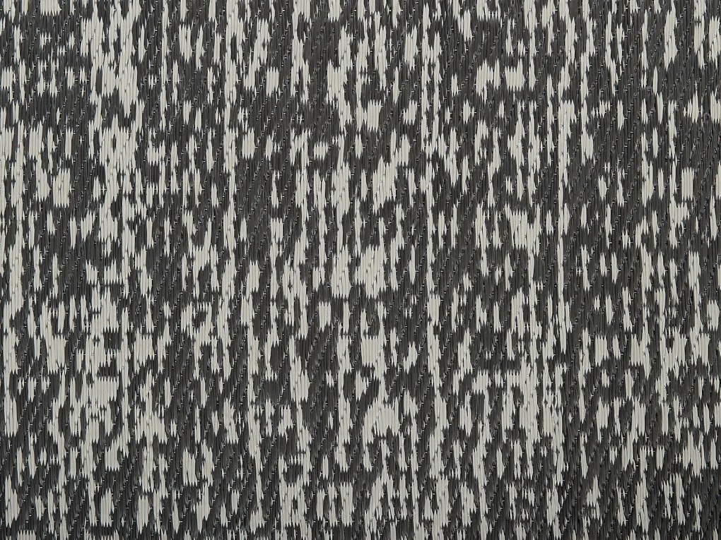 Tapete de exterior branco e preto 120 x 180 cm BALLARI Beliani