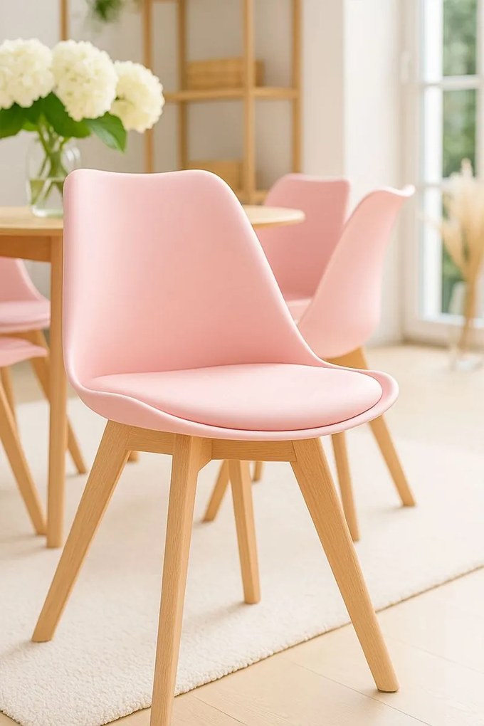 Cadeira Synk Basic - Rosa