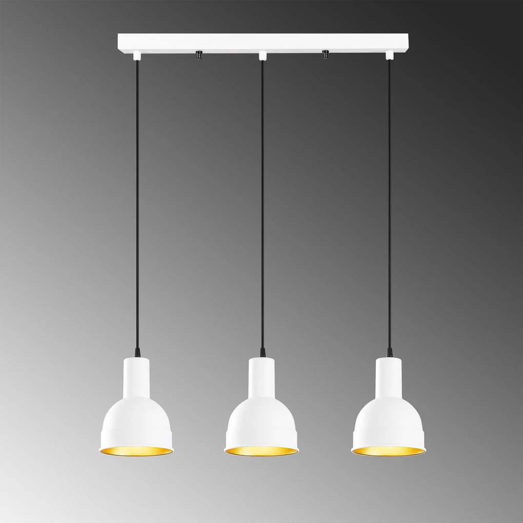 Candeeiro de Teto Berceste – Branco – 67 x 17 cm