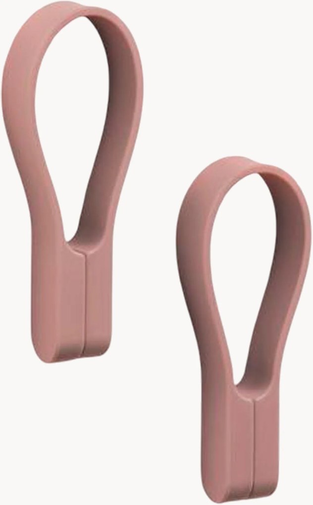 Suportes magnéticos para toalhas em silicone Loop, conjunto de 2