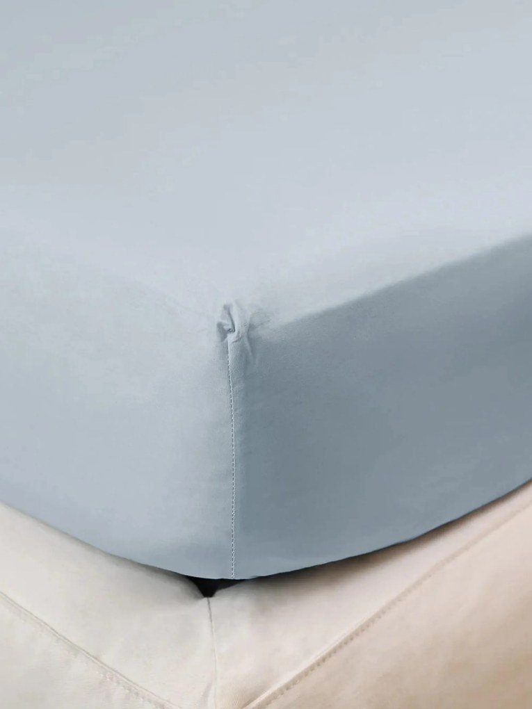 Lençol elástico em percal de algodão para boxspring Air