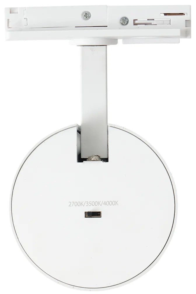 Foco moderno branco para sistema de calhas monofásico incluindo LED - Iconic Mark Moderno