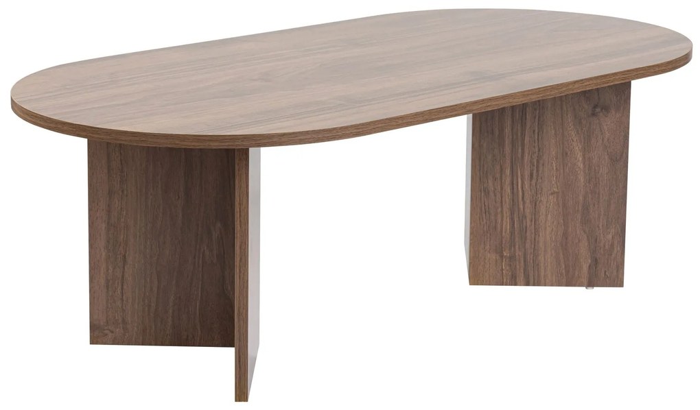 Mesa de Centro "Sable" – Nogueira, 105x65x40 cm, Design Acolhedor