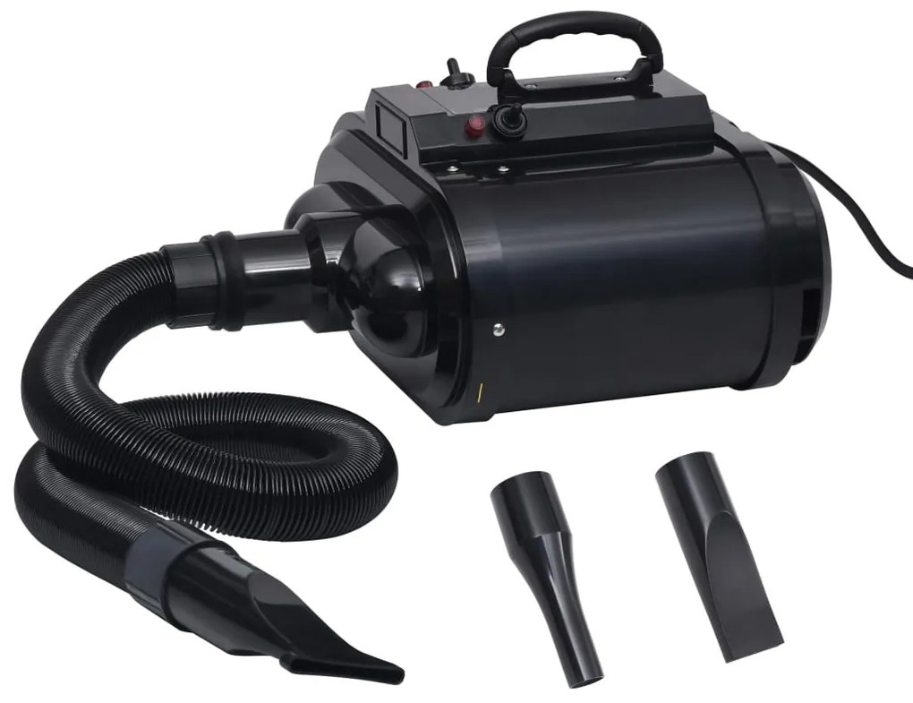 Secador para animais de estimação motor duplo preto