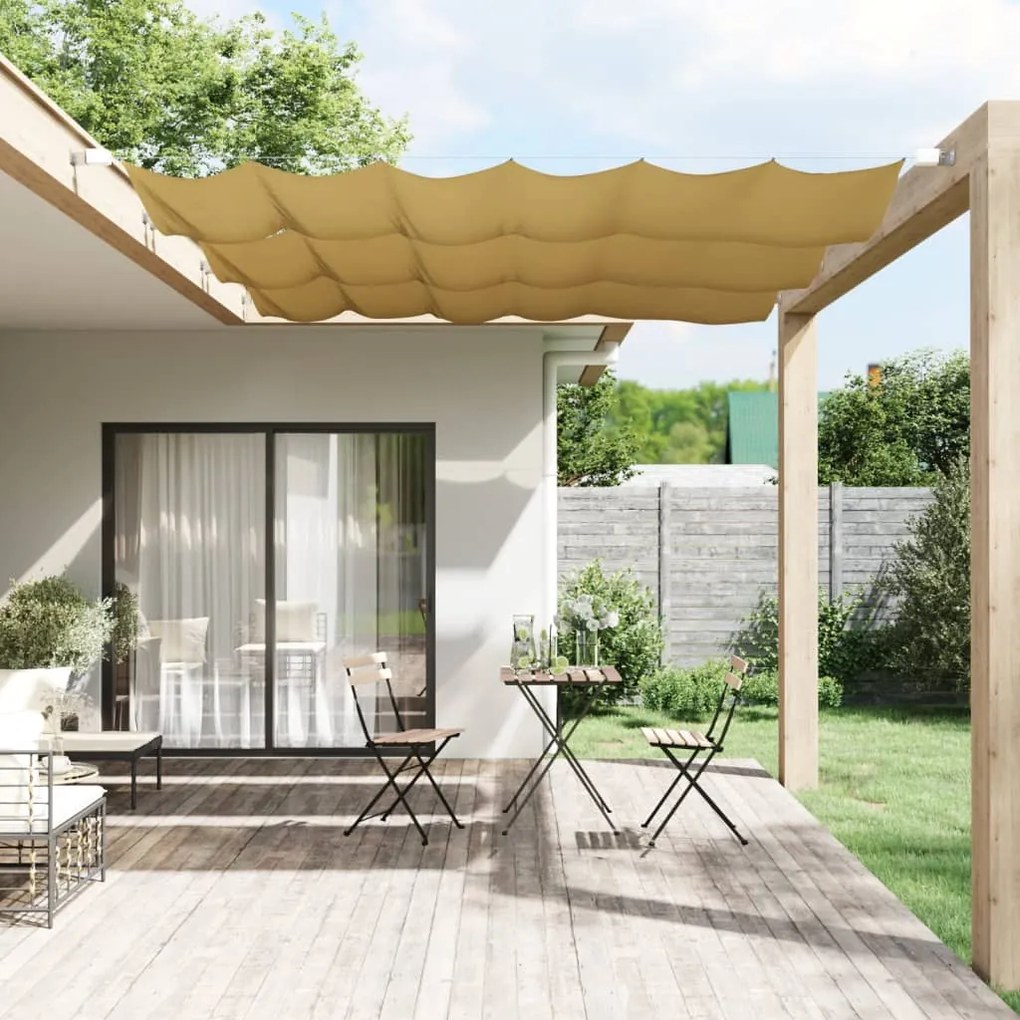 Toldo vertical 100x270 cm tecido oxford bege