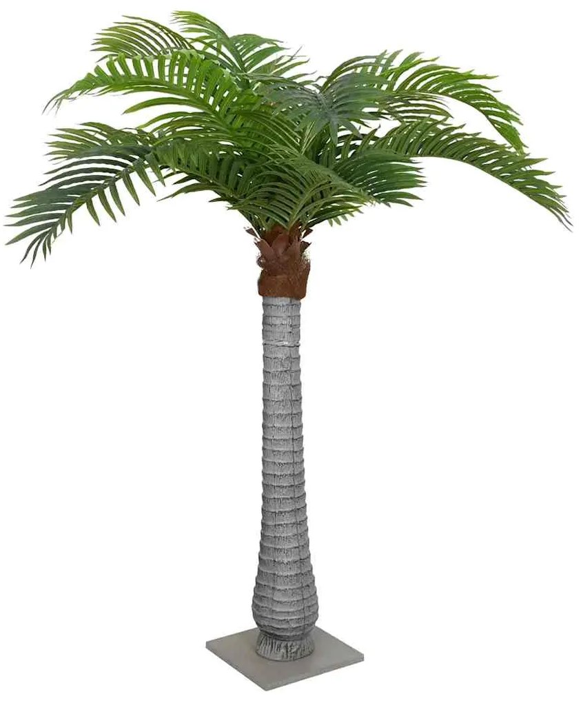 Palmeira artificial 15 folhas 200 cm verde