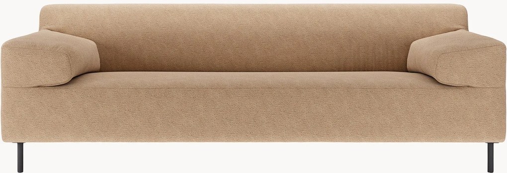 Sofá freistil180 (3 lugares), castanho-bege/preto, L 222 cm