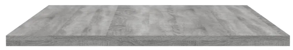 Prateleiras de parede 4pcs derivados de madeira cinzento sonoma