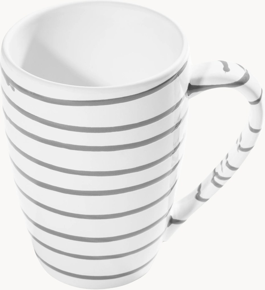 Caneca de pequeno-almoço artesanal Graugeflammt