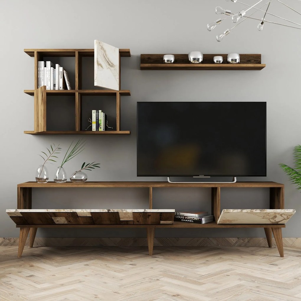 Unidade TV Madrid – Branco Nogueira – 180 x 48,6 x 33,8 cm