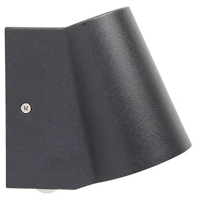 Candeeiro de exterior antracite com sensor de movimento incl. LED - Uma Moderno