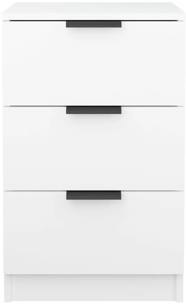 Mesa de cabeceira 40x36x65 cm branco