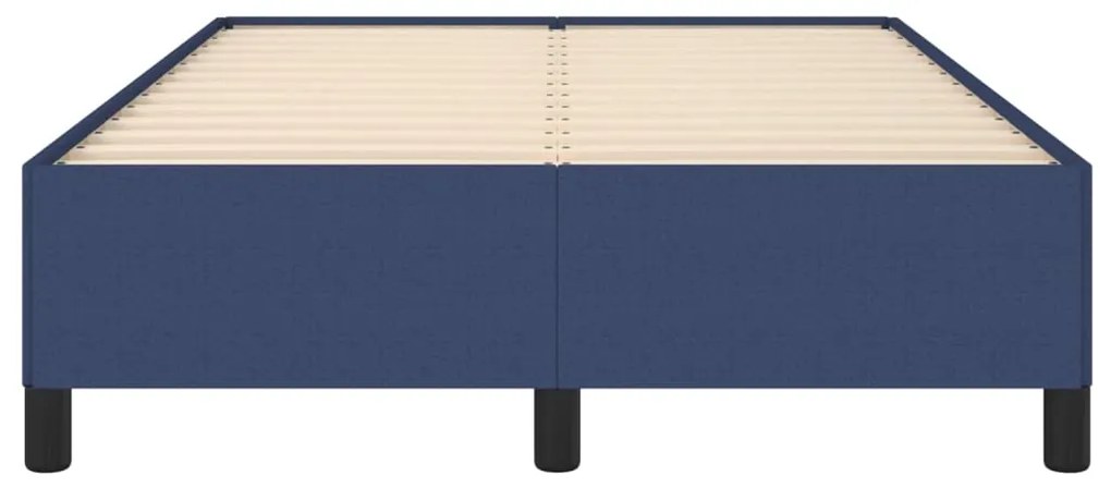 Estrutura de cama sem colchão 120x200 cm tecido azul