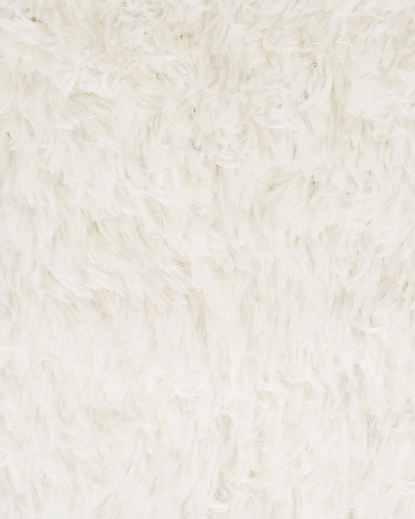 Tapete redondo branco ⌀ 140 cm CIDE Beliani