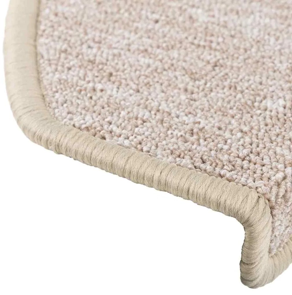 Tapetes de escada 30 pcs 65x24x4 cm cinzento-acastanhado
