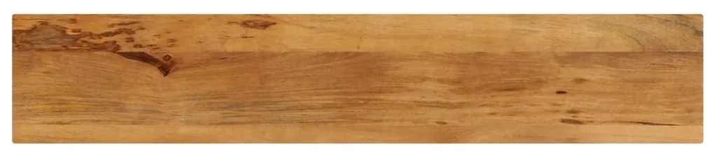 vidaXL Tampo de mesa retangular 140x30x3,8 cm mangueira maciça