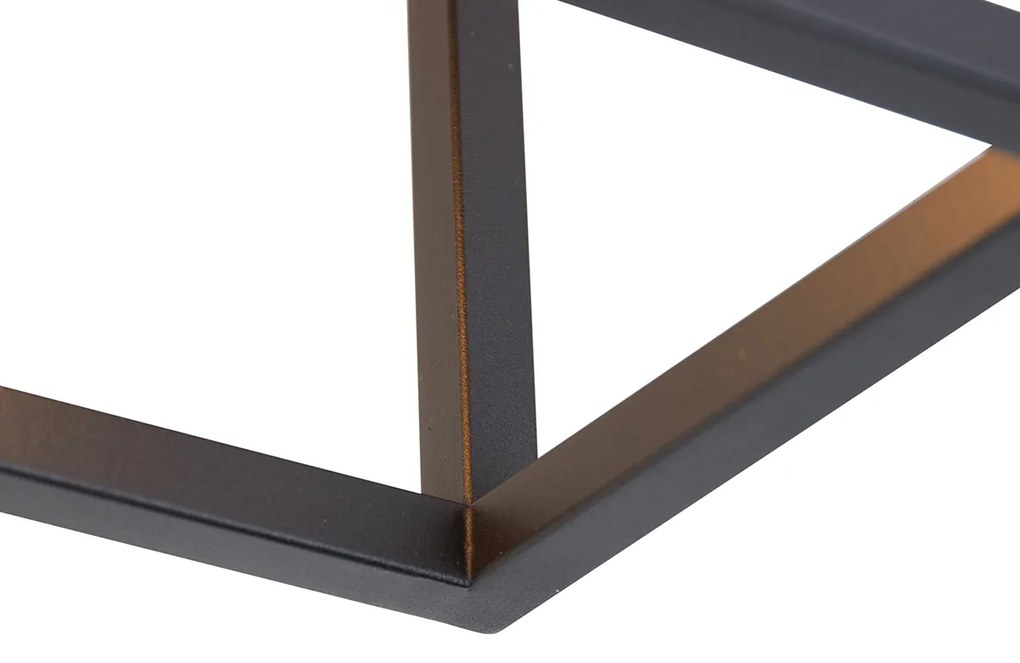 Candeeiro de teto inteligente preto 99,5 cm incl. 4 Wi-Fi A60 - Cage