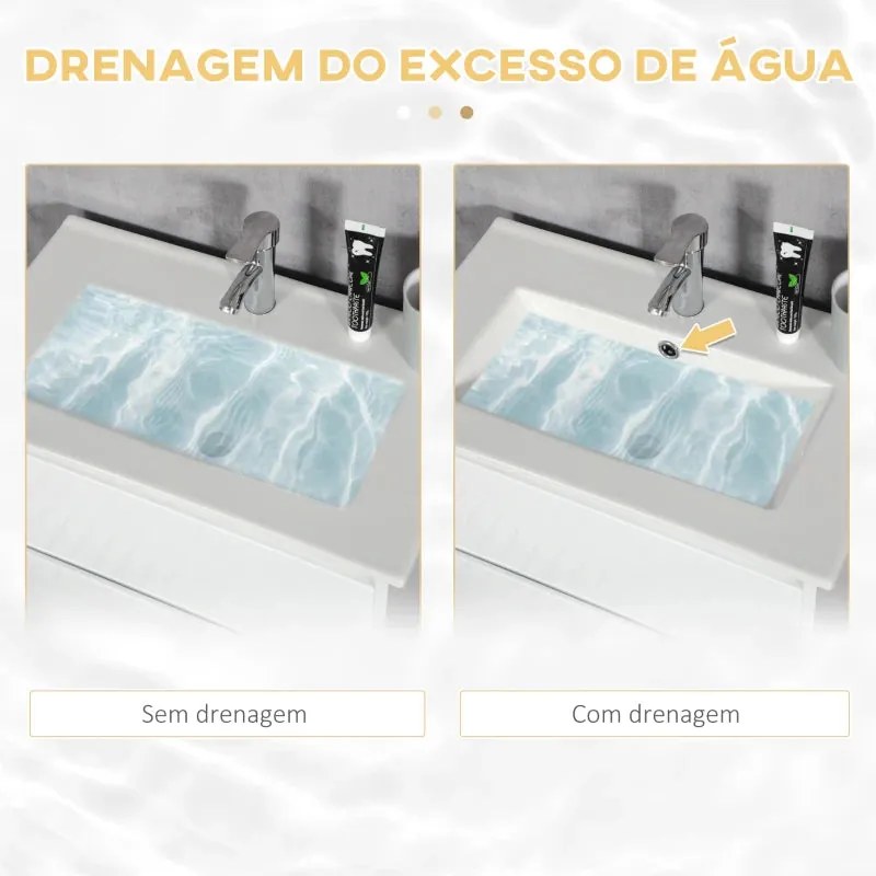 Armário com Lavatório Tamy - Design Contemporâneo