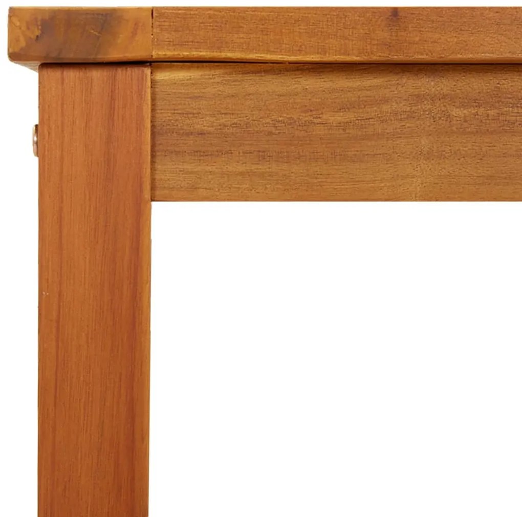 Banco de jardim 110x35x45 cm madeira de acácia maciça