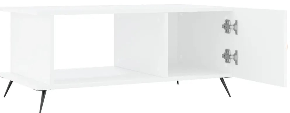 Mesa de centro 90x50x40 cm madeira processada branco