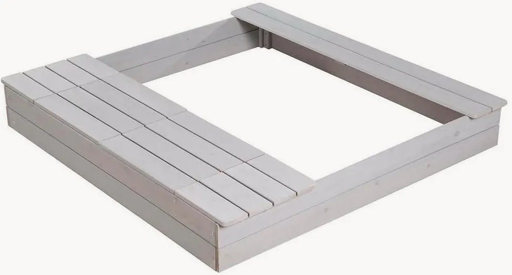 Caixa de areia para jardim em madeira com arrumação Novalie