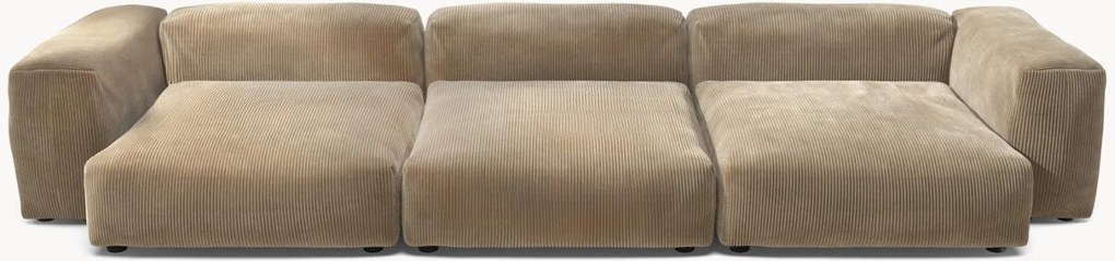 Sofá modular em bombazina Vetsak (4 lugares)