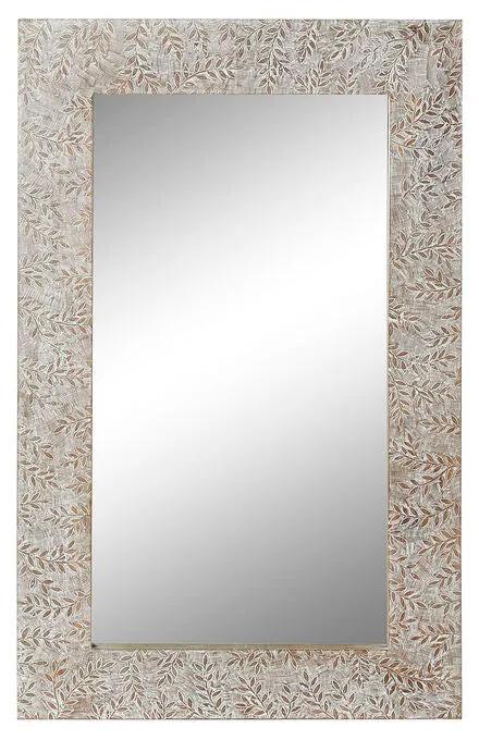 Espelho de parede DKD Home Decor Madeira de mangueira Espelho (76.5 x 3 x 122 cm)
