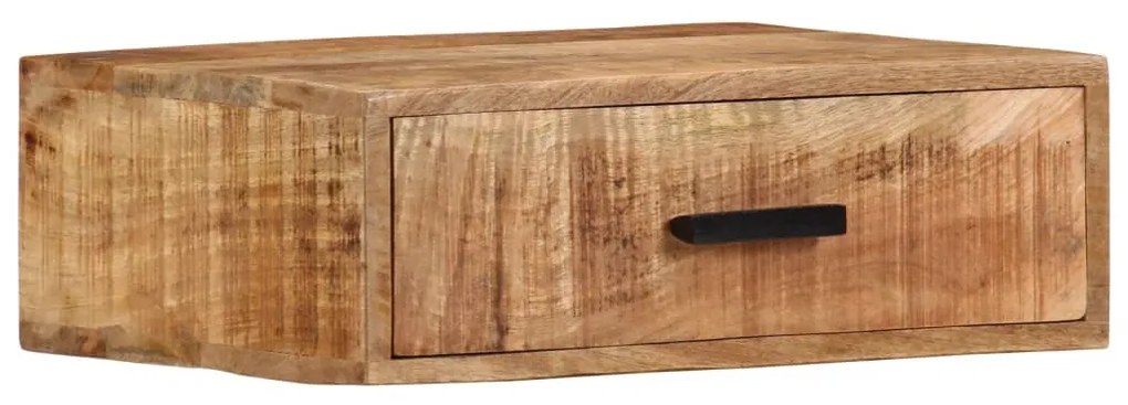 vidaXL Mesa de cabeceira parede 40x30x13,5 cm madeira mangueira maciça