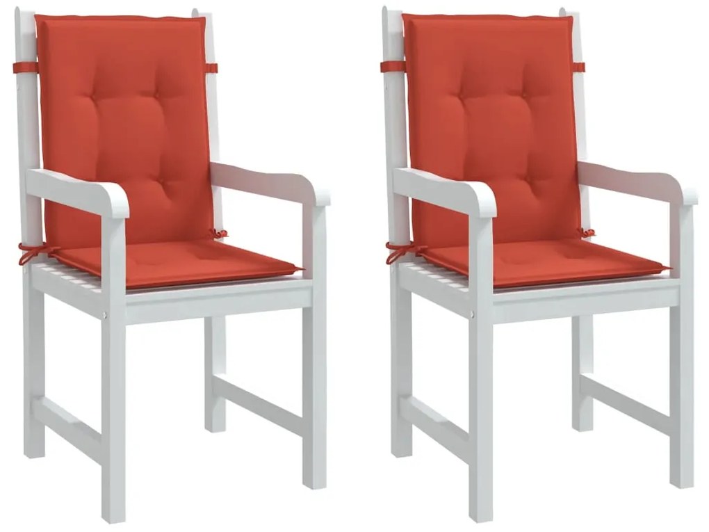 vidaXL Almofadões lombares p/ cadeiras 2pcs 100x50x4cm mesclado tecido