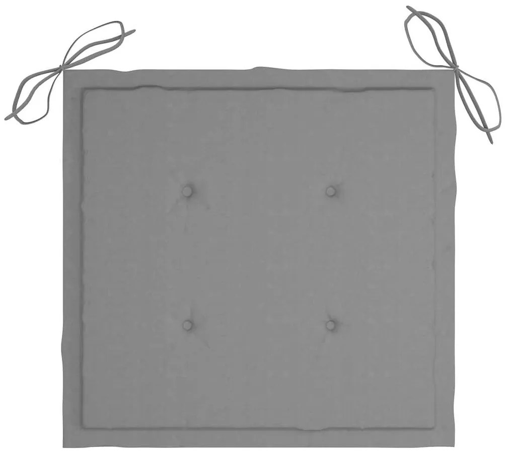 Cadeiras exterior dobráveis c/ almofadões 4 pcs acácia maciça
