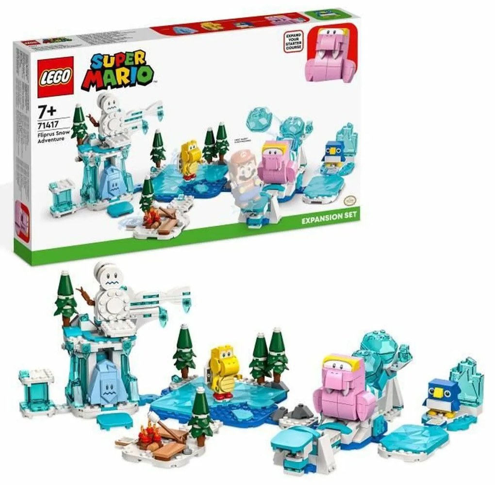 Playset Lego Super Mario 71417 Fliprus Snow Adventure 567 Peças