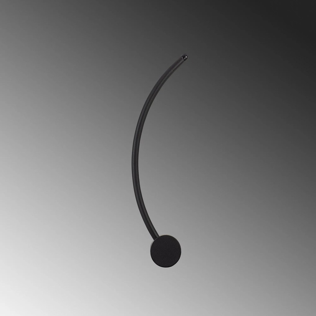 Aplique de Parede Uyan – Preto – 49x15x10 cm