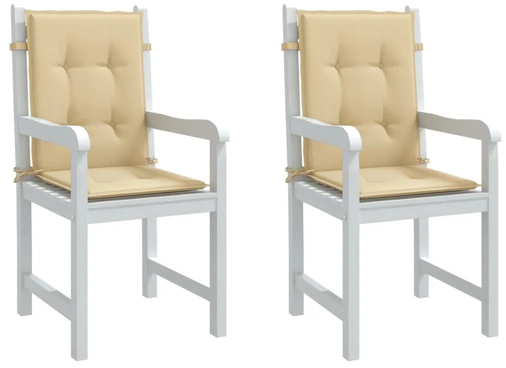 Almofadões lombares p/ cadeiras 2pcs 100x50x4cm mesclado tecido